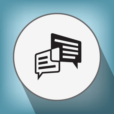 ileti veya sohbet simgesi