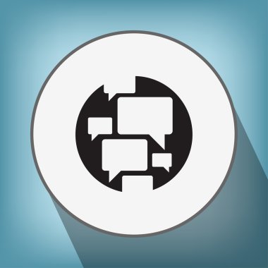 ileti veya sohbet simgesi