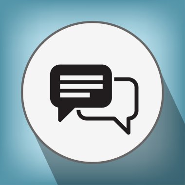 ileti veya sohbet simgesi