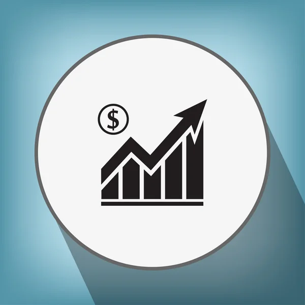 Pictogramme de l'icône graphique — Image vectorielle