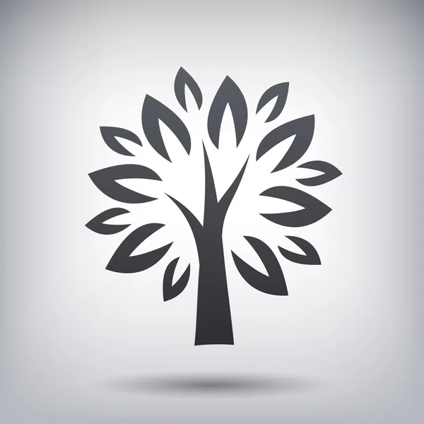 Ikona ikona stromu — Stockový vektor
