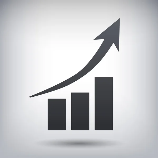 Pictograph av diagram ikon — Stock vektor