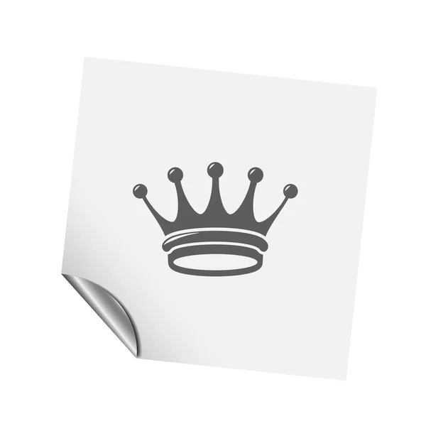 象形文的皇冠图标 — 图库矢量图片