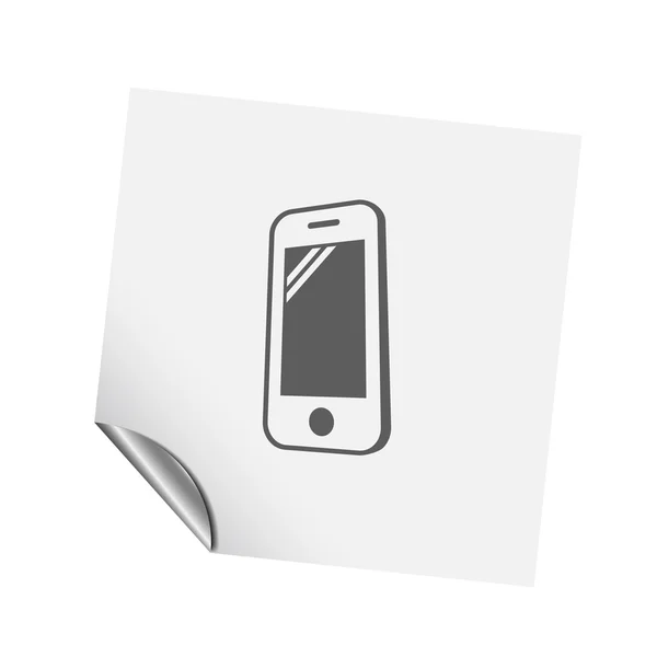Pictogramme de l'icône mobile — Image vectorielle