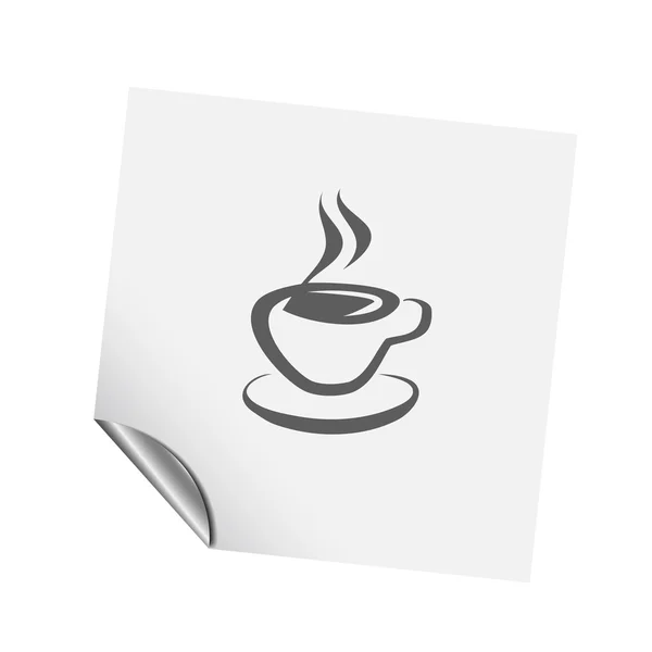 Pictograph van cup pictogram — Stockvector