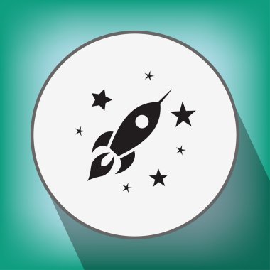 Roket simgesini işaret