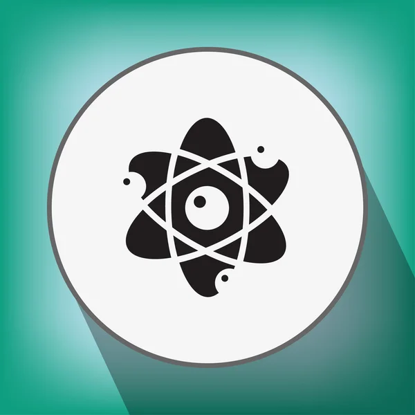 Piktogramm des Atomsymbols — Stockvektor