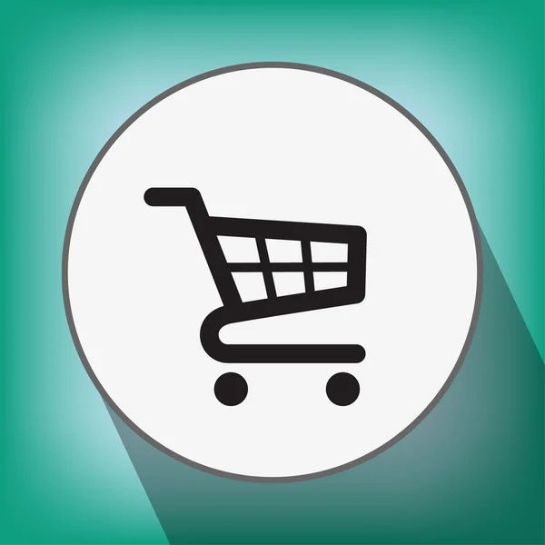 Pictograph shopping cart — Stock vektor