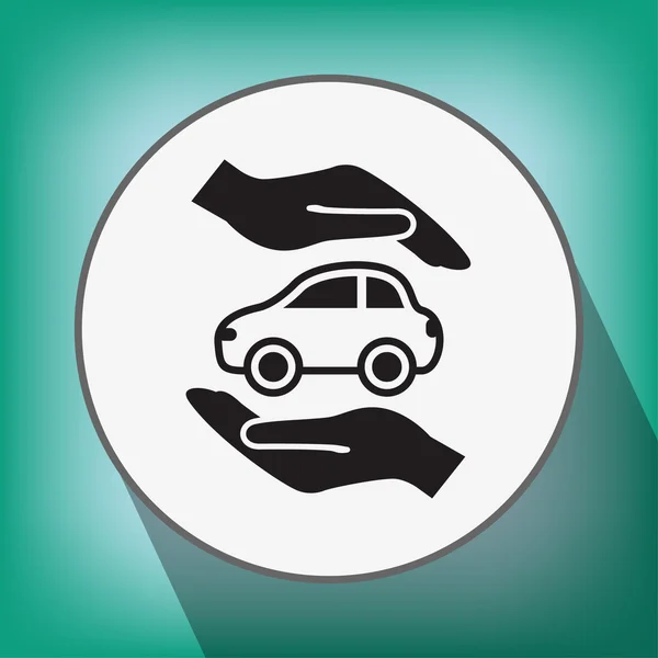 Pictograph of car icon — Stock Vector