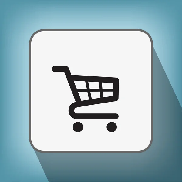 Pictograph shopping cart — Stock vektor