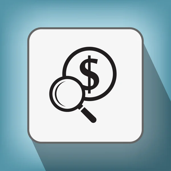 Pictografía del icono del dinero — Vector de stock