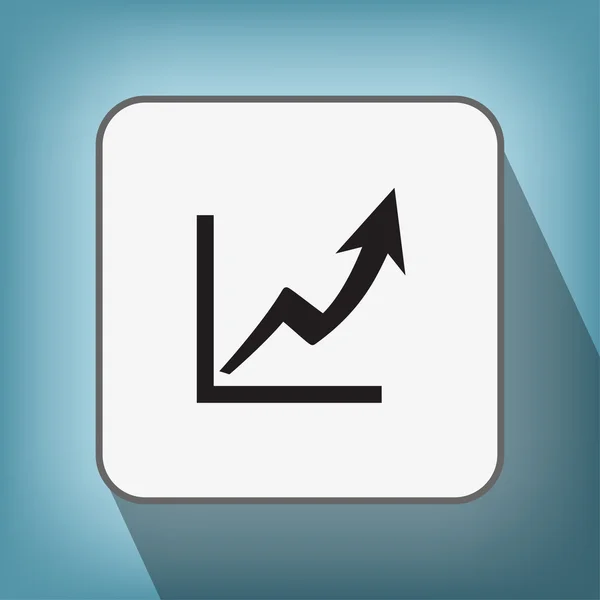 Pictograma do ícone gráfico — Vetor de Stock