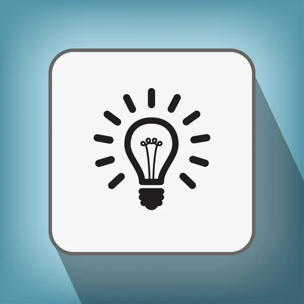 Pictogramme de l'ampoule — Image vectorielle