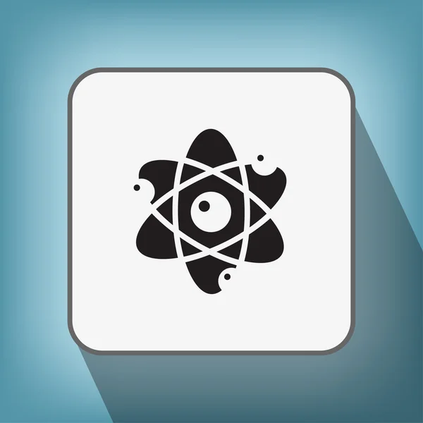 Piktogramm des Atomsymbols — Stockvektor