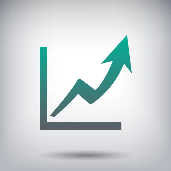 Pictograph av diagram ikon — Stock vektor