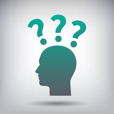 ekibimizi soru işareti ve adam