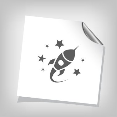 Roket simgesini işaret