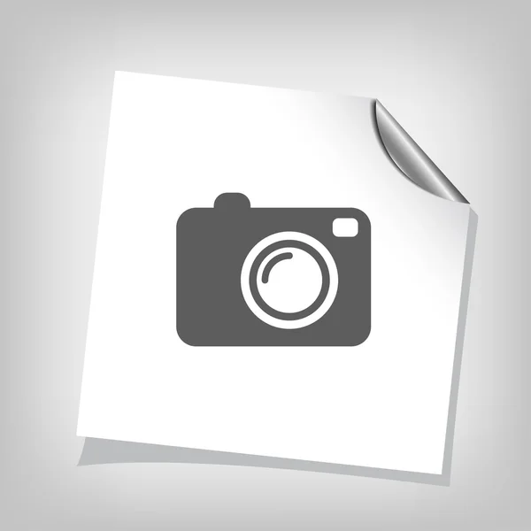 Pictograph van camera-icoontje — Stockvector