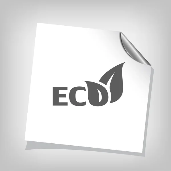 Pictograph van eco-pictogram — Stockvector