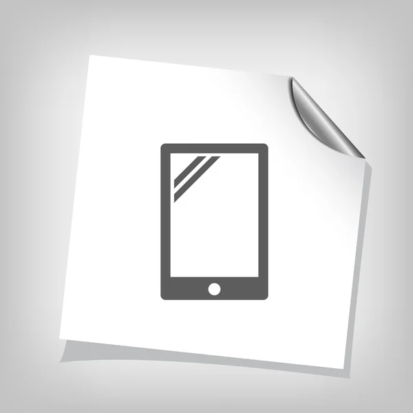 Pictograma do ícone do tablet —  Vetores de Stock