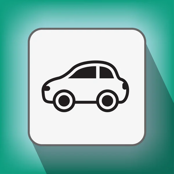 Pictograph of car icon — Stock Vector