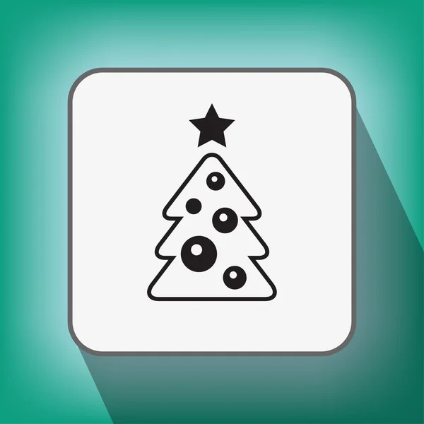 Pictografia da árvore de Natal — Vetor de Stock