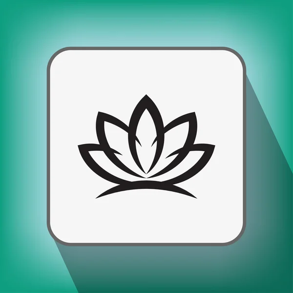 Ikona ikony aplikace lotus — Stockový vektor