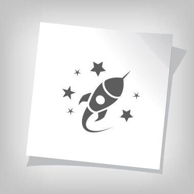 Roket simgesini işaret