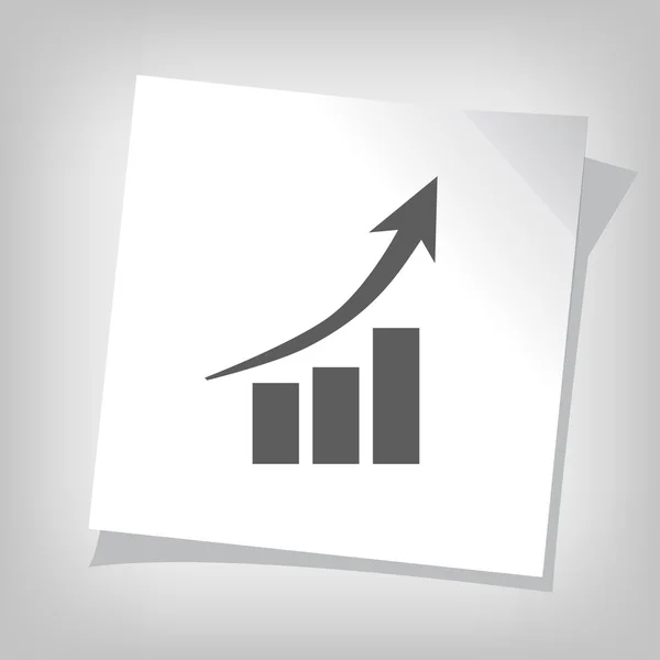 Pictograph av diagram ikon — Stock vektor