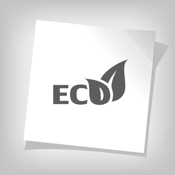 Pictograph van eco-pictogram — Stockvector