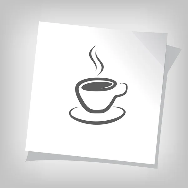 Pictograph van cup pictogram — Stockvector