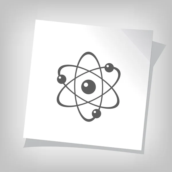 Ekibimizi atom simgesinin — Stok Vektör