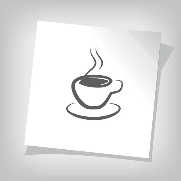 Pictograph van cup pictogram — Stockvector