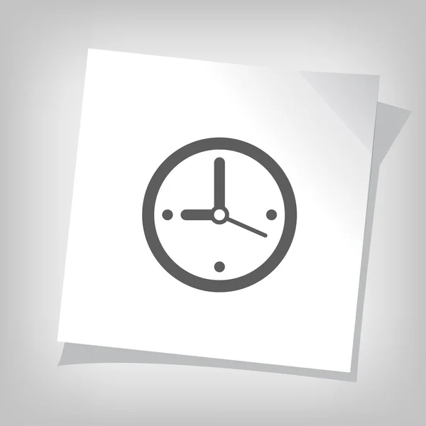 Pictograph van klokpictogram — Stockvector