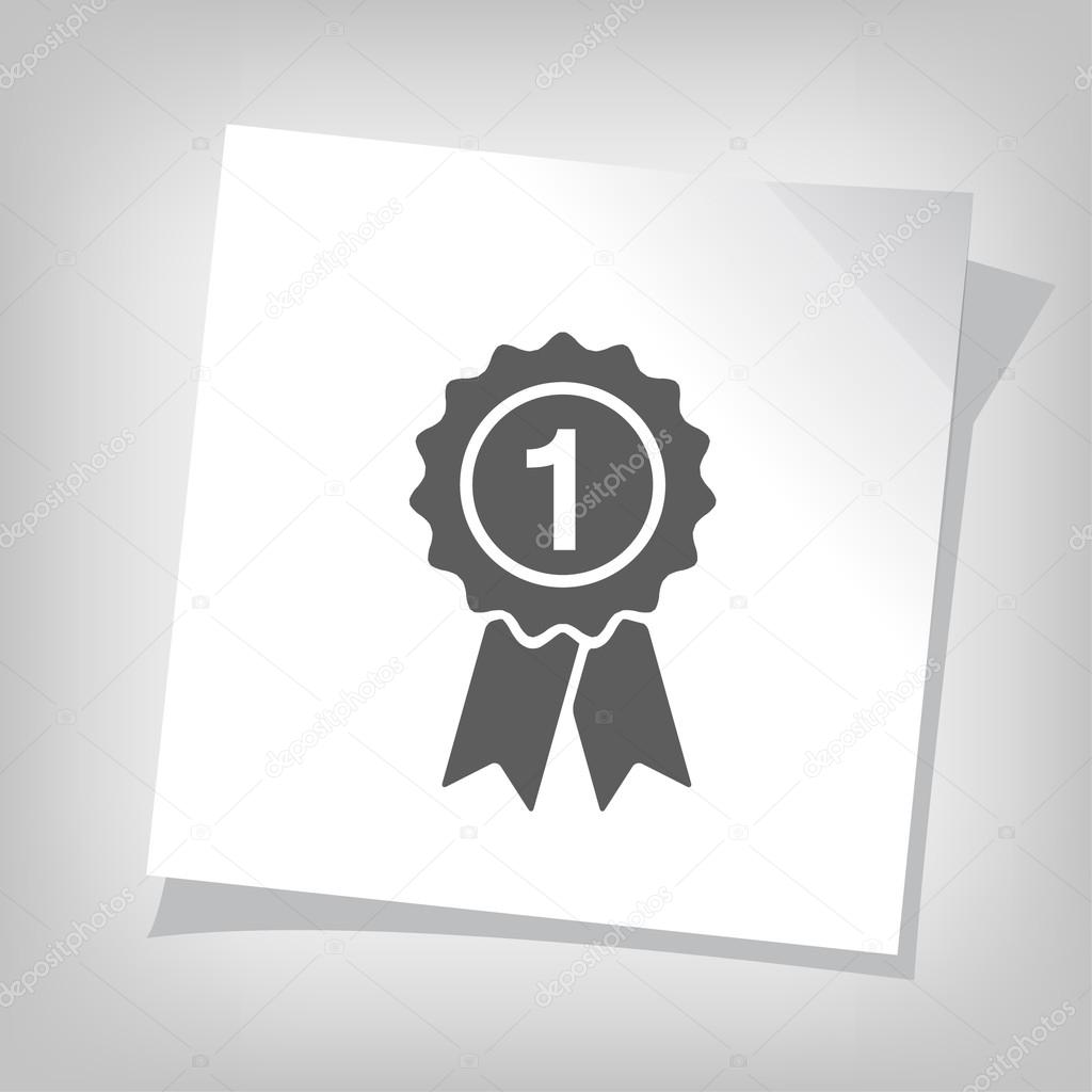 Pictograph of award icon