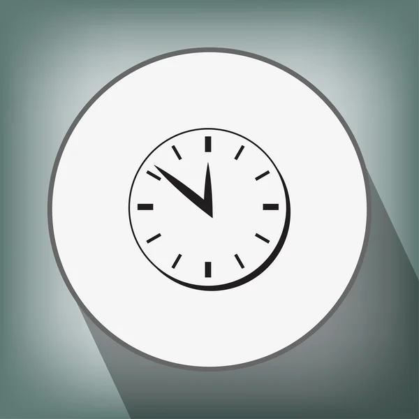 Пиктограф значка часов — стоковый вектор