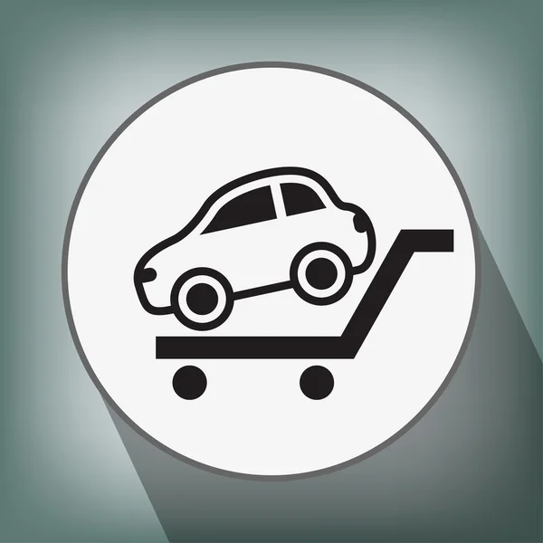 Pictograph of car icon — Stock Vector