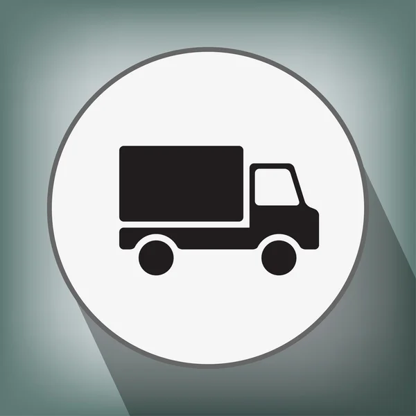 Pictograph of truck icon — Stock Vector