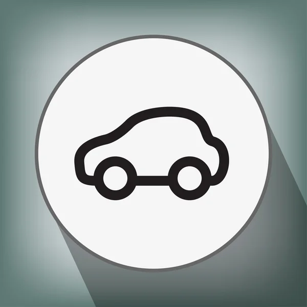 Pictografía del icono del coche — Vector de stock