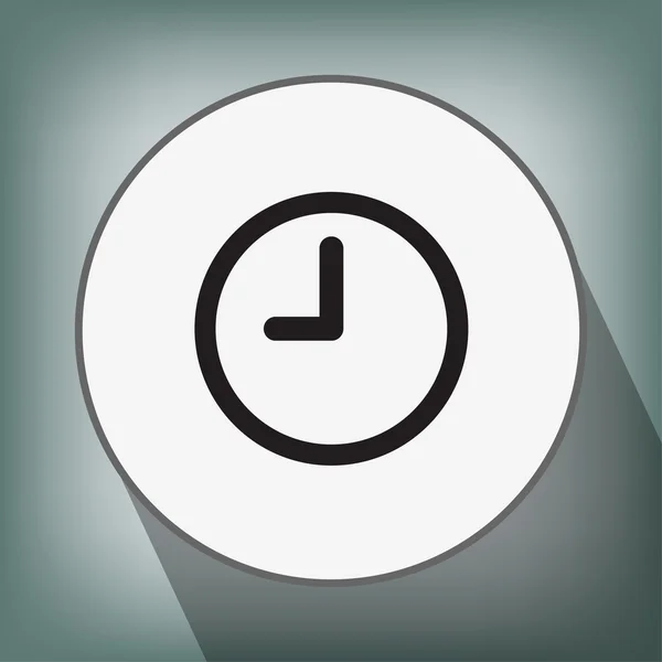 Pictografía del icono del reloj — Vector de stock