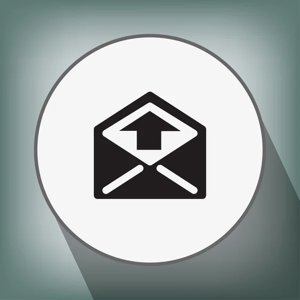 Пиктограф значка почты — стоковый вектор