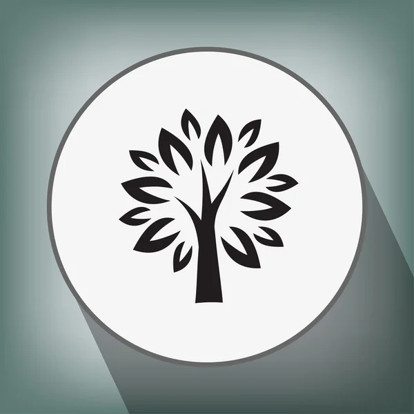 Ikony Symbols drzewo ikona — Wektor stockowy