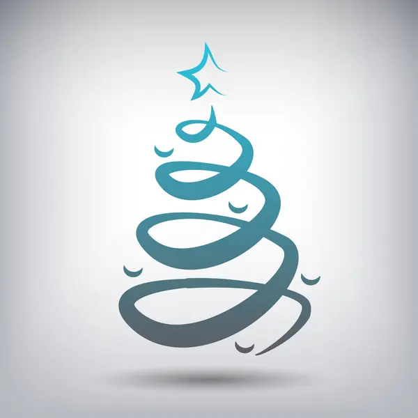 象形文的圣诞树 — 图库矢量图片