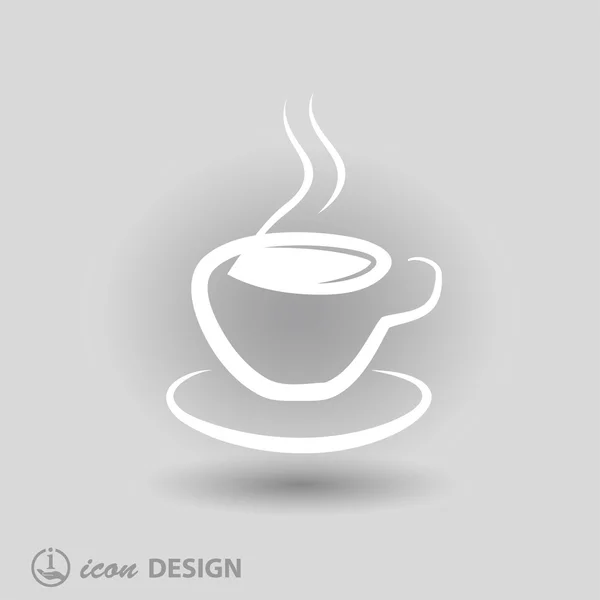 Pictograph av cup-ikonen — Stock vektor