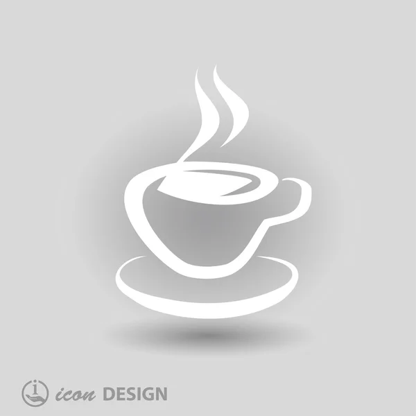 Pictograph van cup pictogram — Stockvector