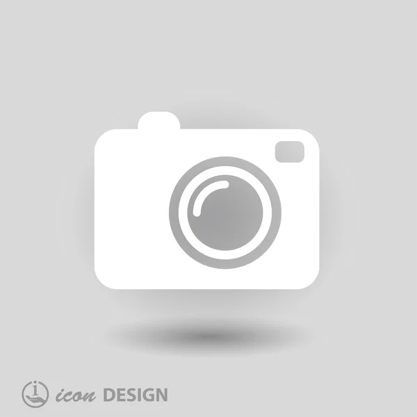 Pittogramma dell'icona della fotocamera — Vettoriale Stock