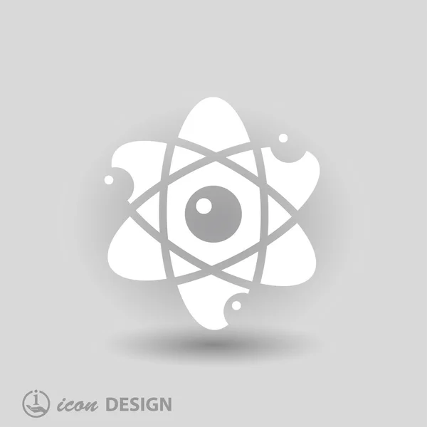 Atom アイコンの絵文字 — ストックベクタ