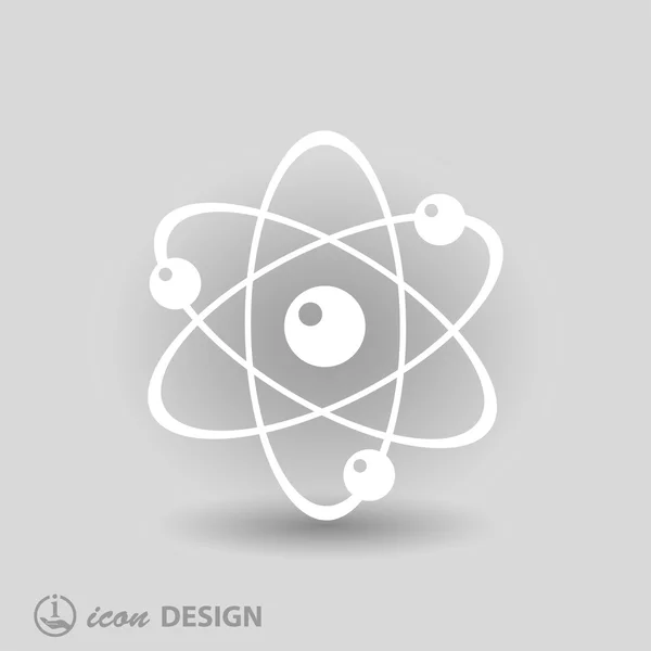परमाणु प्रतीक का चित्र — स्टॉक वेक्टर