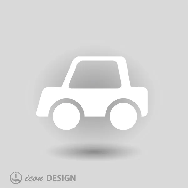 Pictografía del icono del coche — Vector de stock