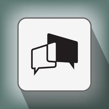 ileti veya sohbet simgesi